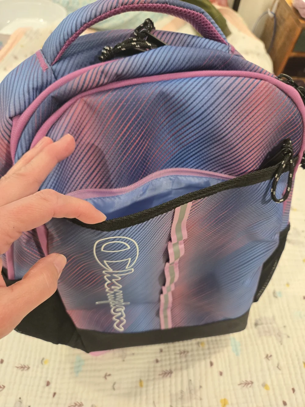 Champion Gradient Pink & Blue Backpack